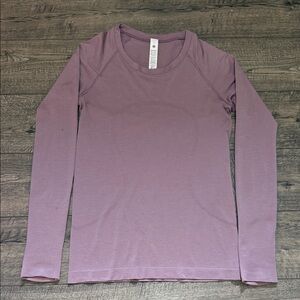 lululemon athletica Mauve Long Sleeve Swiftly